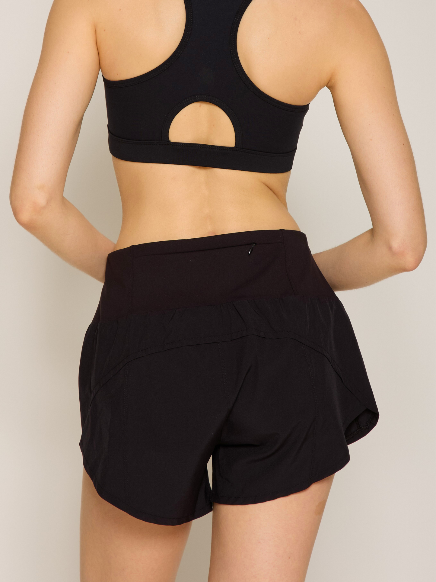 Back Yoke Woven Shorts