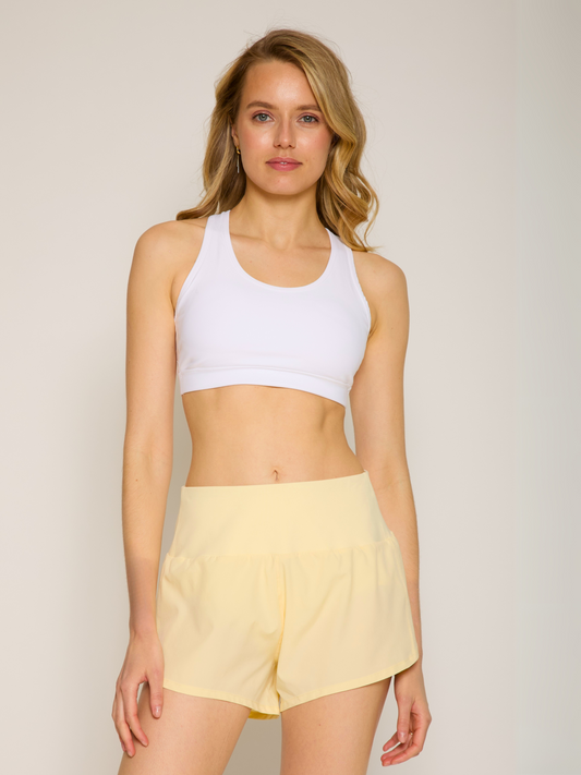 Back Yoke Woven Shorts