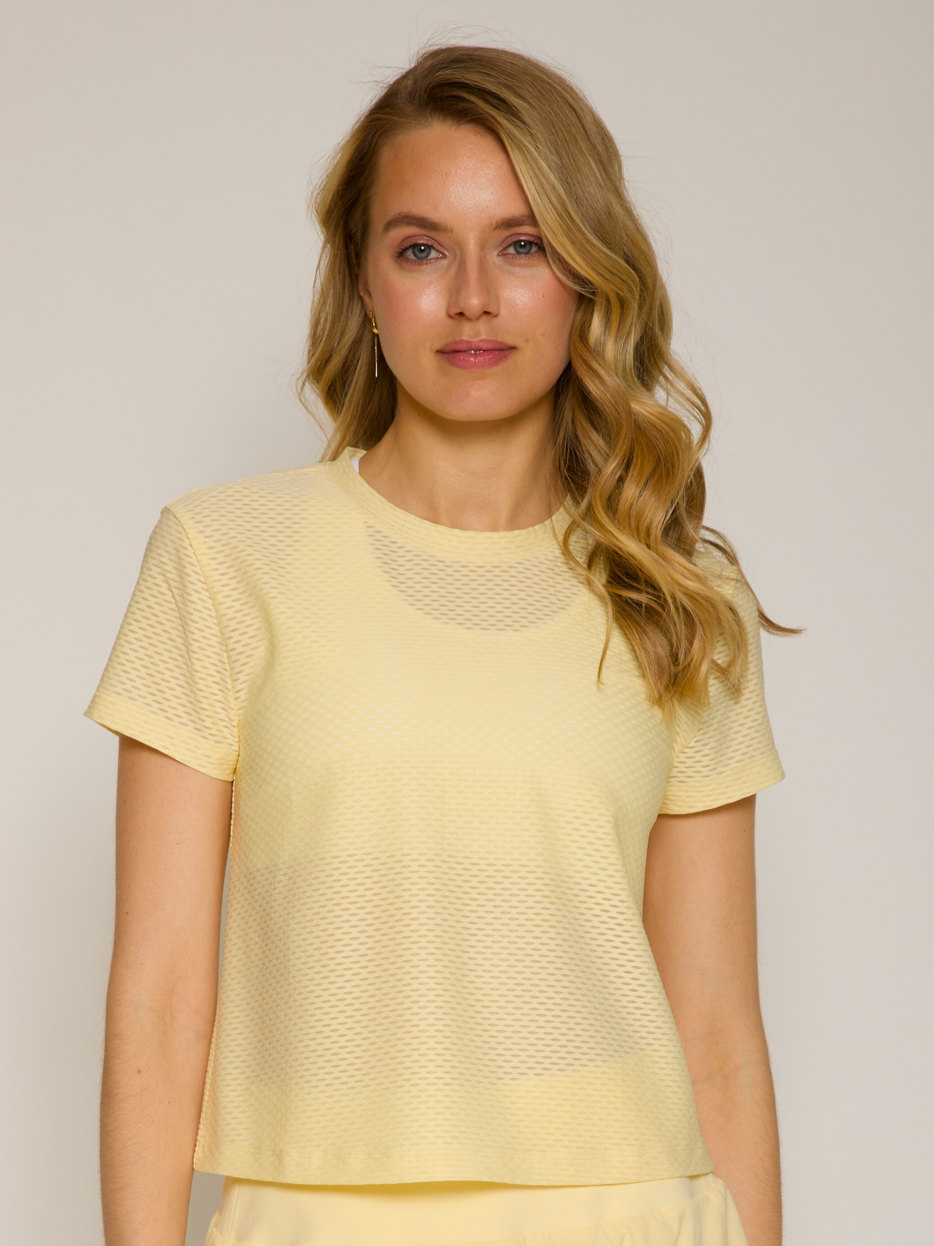 Open Back Short Sleeve Honey Tee in Various Colors