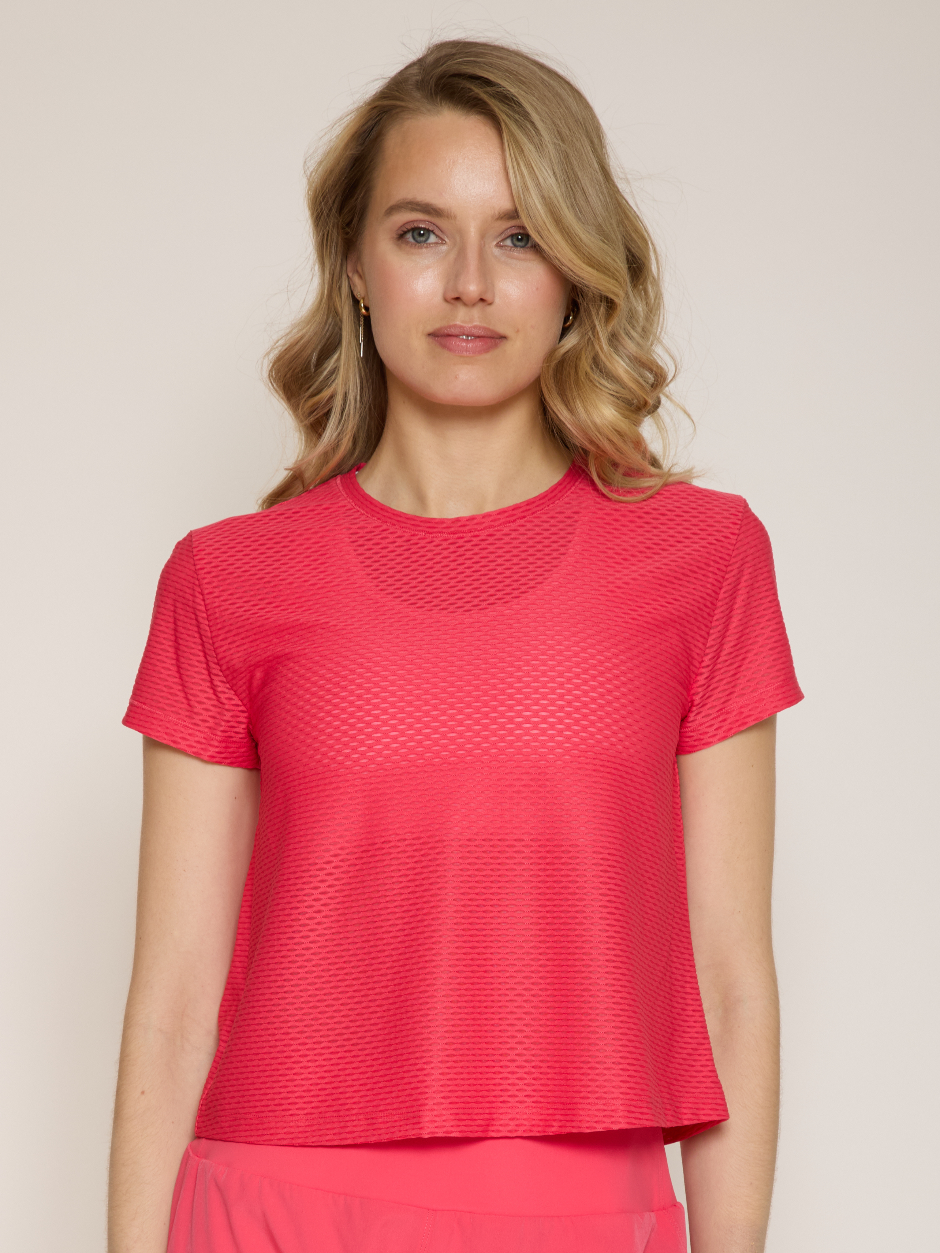 Open Back Short Sleeve Honey Tee in Various Colors