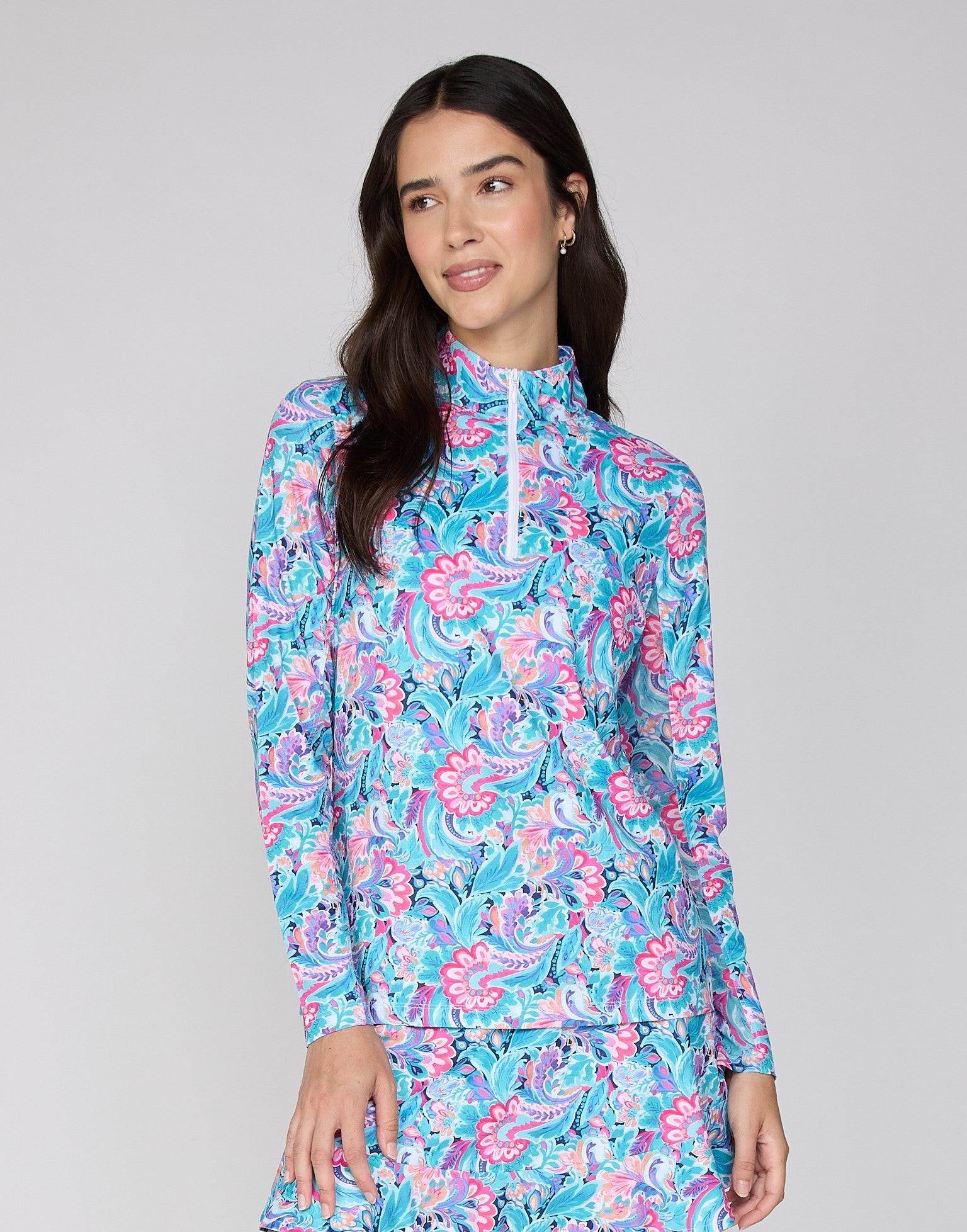 Danielle Mock Neck Top