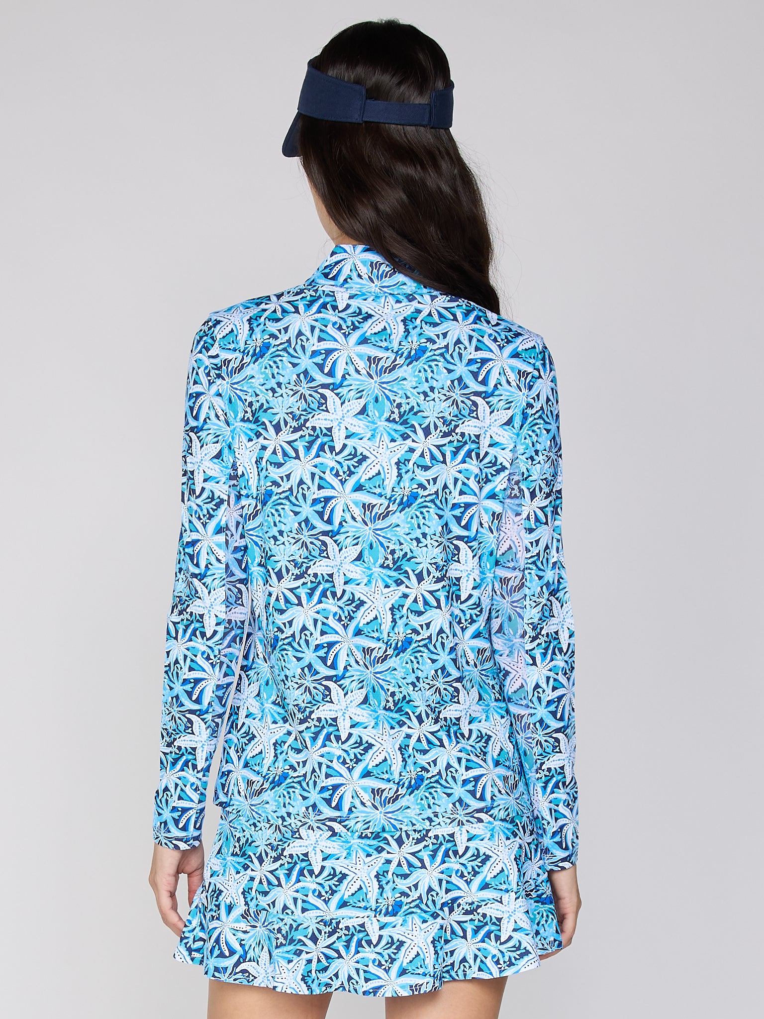 Danielle Mock Neck Top in Starfish