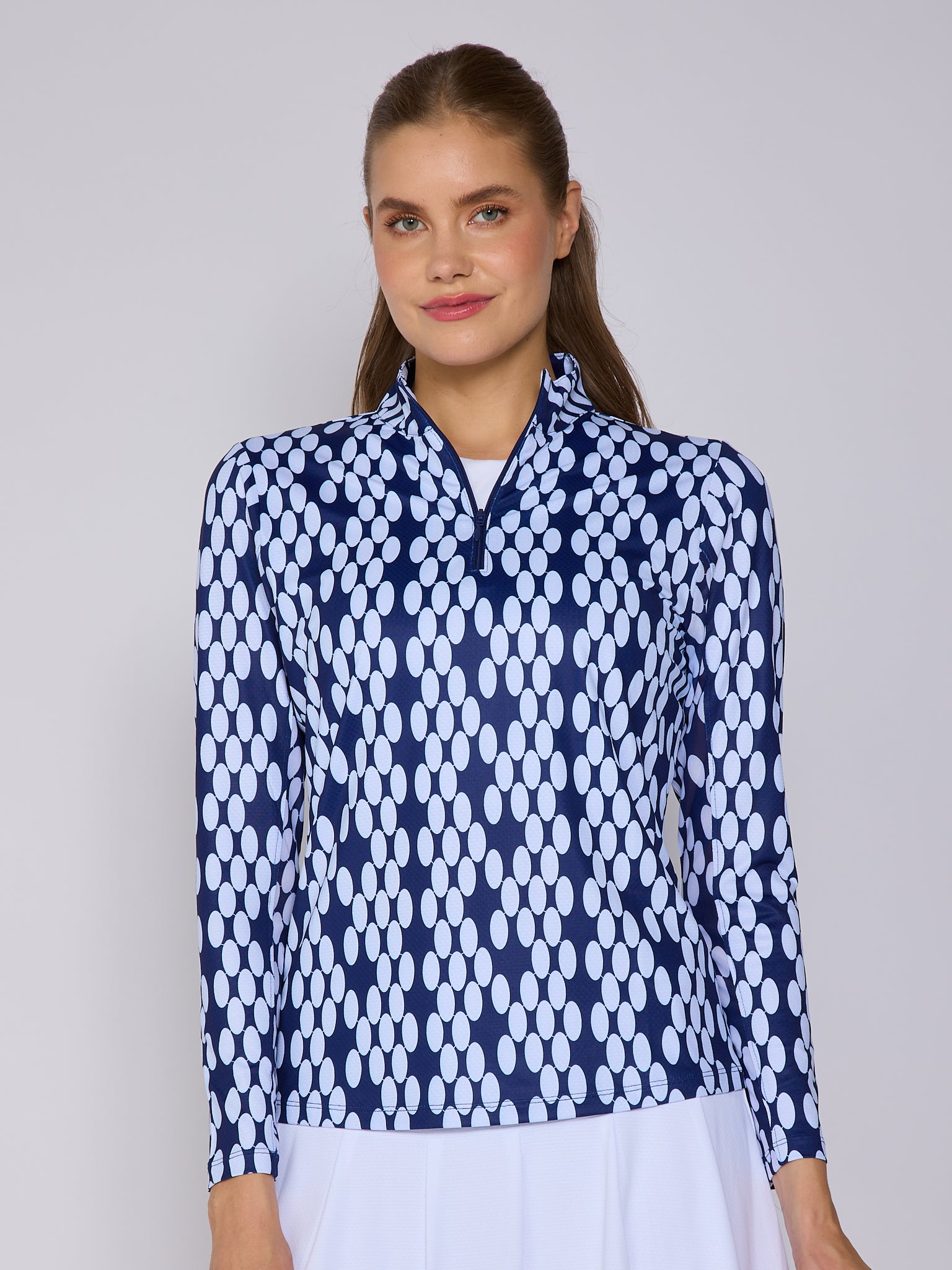 Danielle K. Mock Neck Tops