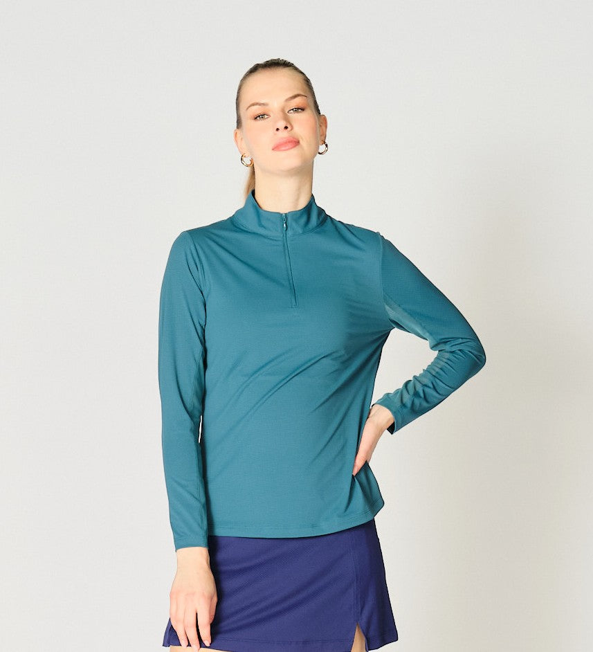 Danielle K. Mock Neck Tops