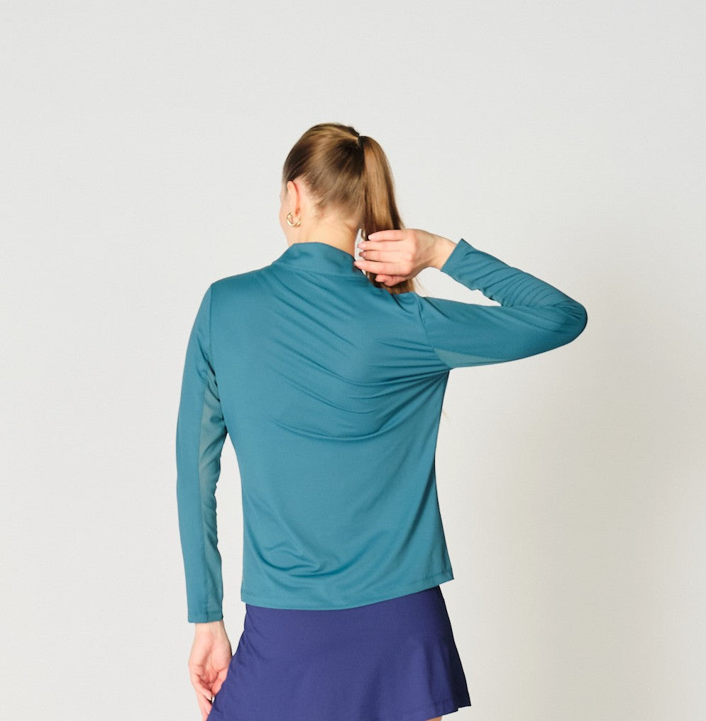 Danielle K. Mock Neck Tops