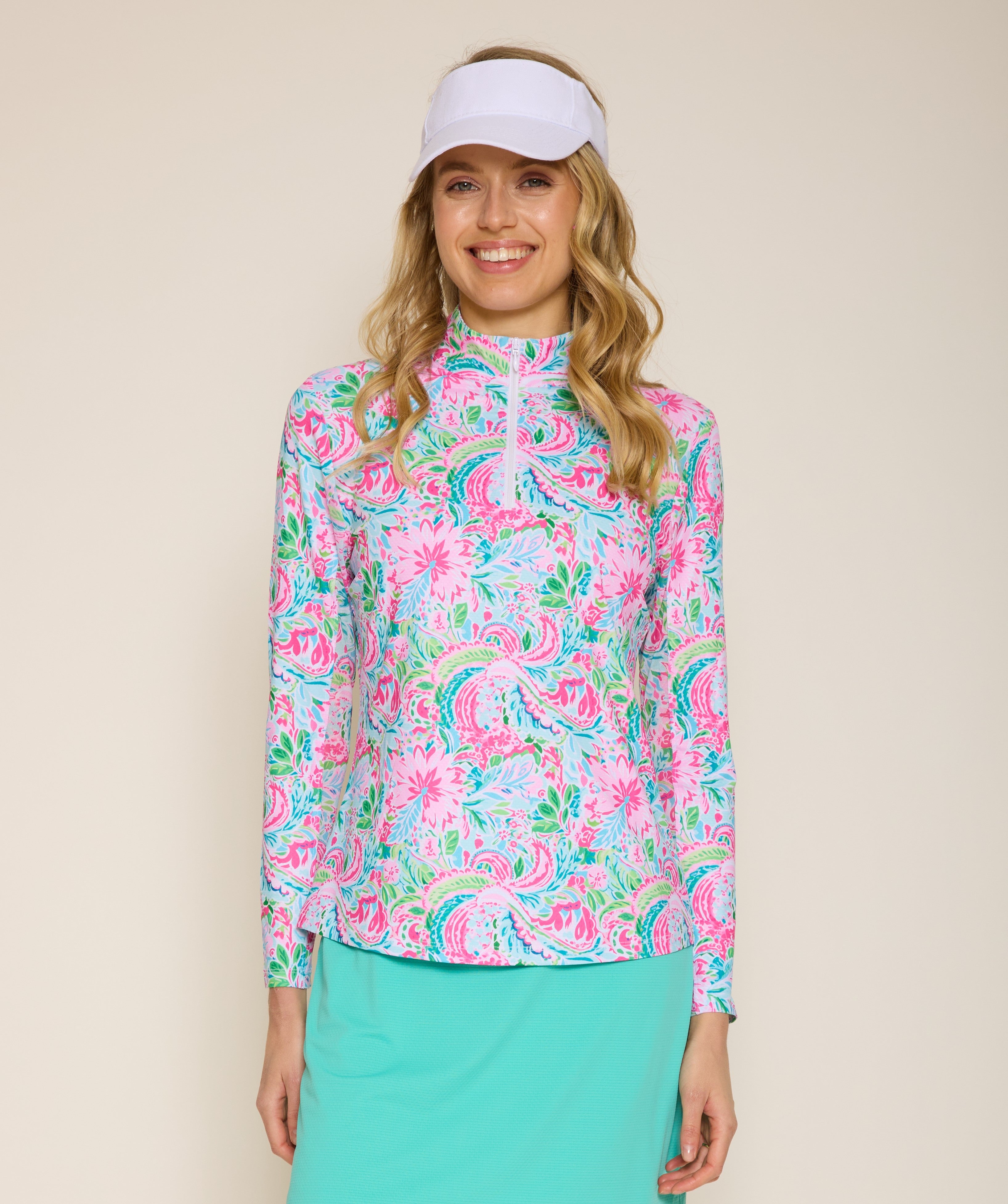 Danielle Mock Neck Top in Various Prints